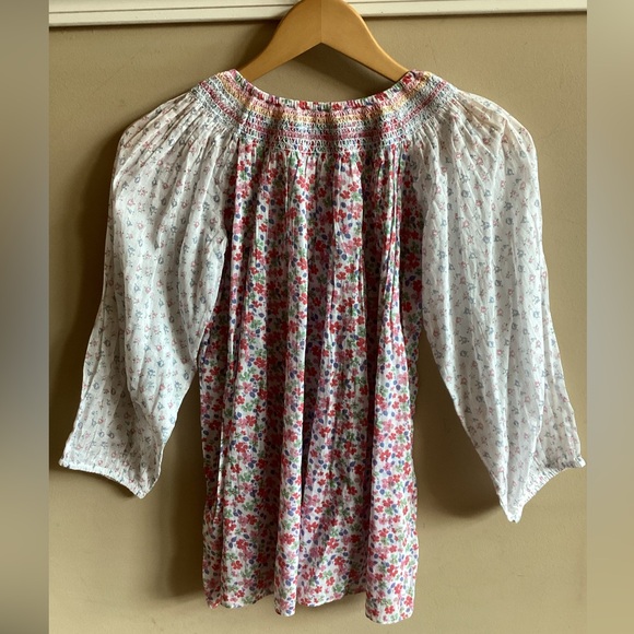 LoveShackFancy Bryson Top in Multi Cream Symphony, Size 12Y. - Picture 3 of 7